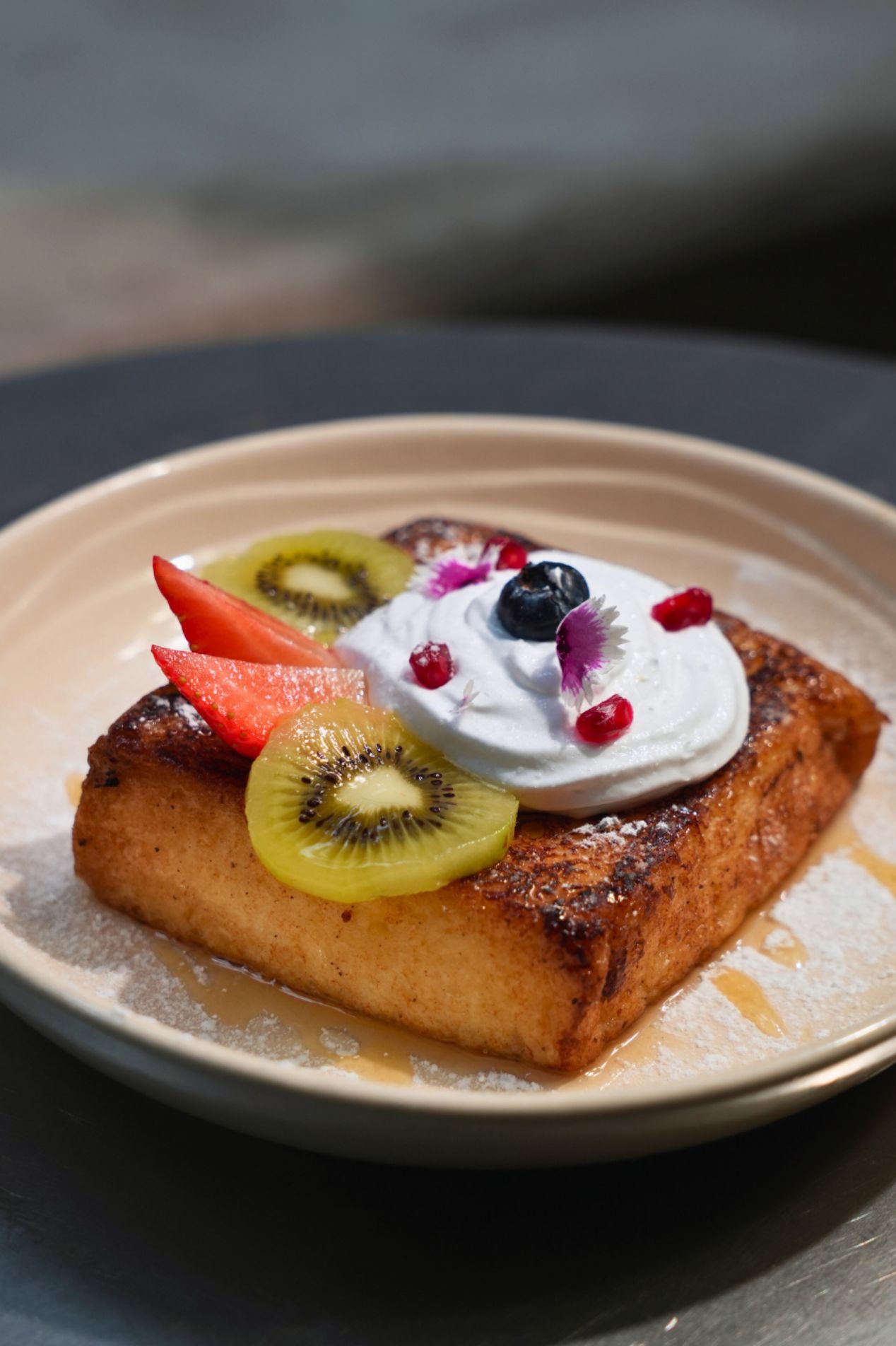 French toast at Nombre specialty coffee café JP Nagar
