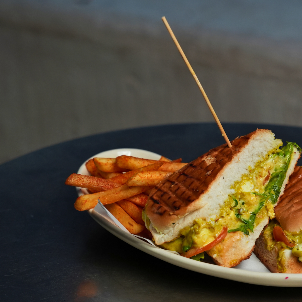 Veg sandwich at Nombre café JP Nagar Bengaluru